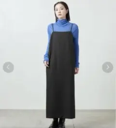 極美品 ギャルリーヴィー スポンジウール ジャンパースカート 