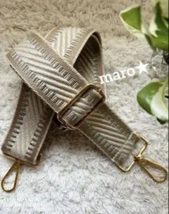 新品✨ショルダーストラップのみバッグ付け替え用❤️スマホショルダー⭐️ベージュ