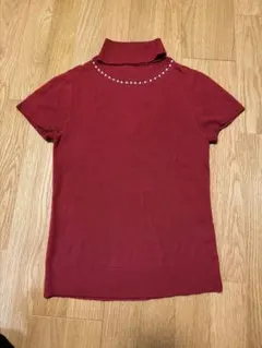 vino rougeアンサンブル　ニット　ワインレッド