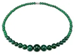 AAAA グリーンアゲート ネックレス 天然石1