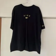 NIKE 刺繍ロゴ Tシャツ ブラック