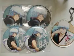 銀魂 坂田銀時 缶バッジ 4種セット キャラポップストア 春夏秋冬