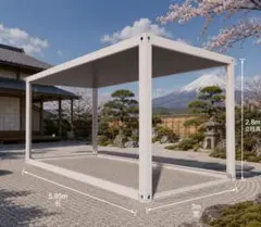 DIY 스틸 프레임 3m x 6m x 2.8m 차고 차고 창고 간이 차고
