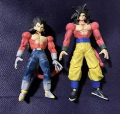 ドラゴンボール ベジータ 悟空 可動フィギュア セット