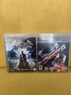 PS3 海外版ソフト 3本セット バットマン2作＋NFS 輸入版 ケース割れあり