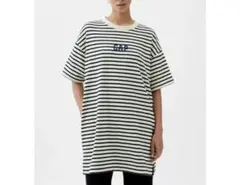 GAP ボーダー ロゴスウェットワンピース　ギャップ