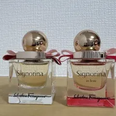 【値下】フェラガモ香水2個セット　ミニ シニョリーナ デュオセット
