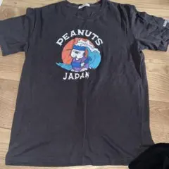 難ありPEANUTS JAPAN 半袖Tシャツ 黒LLのサムネイル