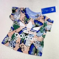 ［新品タグ付］adidas originals▽総花柄 Tシャツ