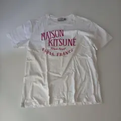 MAISON KITSUNÉ Palais Royal ロゴTシャツ ホワイトのサムネイル