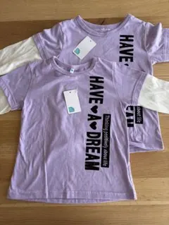 西松屋Tシャツ 110cm ２着セット　双子のサムネイル