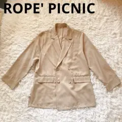 【ROPE' PICNIC】/ダブルボタン テーラードジャケット ベージュ Ｍ