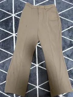 ブラウン フレアパンツ Lサイズ