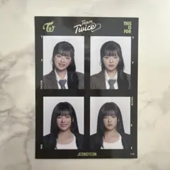 TWICE JEONGYEON 証明写真ステッカー