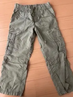 H&M カーゴパンツ 116cm カーキ