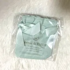 Maison de FLEUR リボンポーチ ミントグリーン
