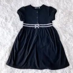 Bebe べべ ワンピース 120cmフォーマル ブラックリボン
