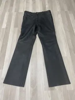 【美品】南海部品 レザーパンツ ブラック
