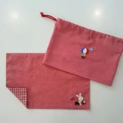 ランチョンマット♡コップ袋♡お弁当袋♡ハンドメイド♡familiarお好きな方に