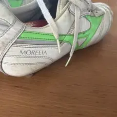 MIZUNO MORELIA サッカースパイク ホワイト グリーンのサムネイル