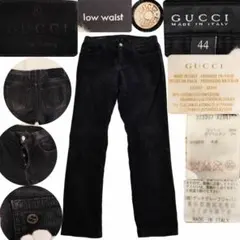 【専用】GUCCI デニムパンツ　ブラック　ストレート 2026年最新】GUCCI デニムカラー：ブラック メンズ ストレートデニムの
