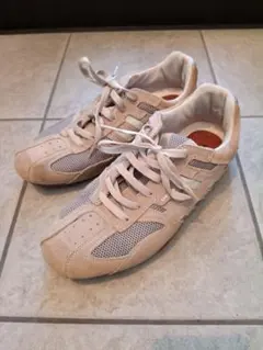 GEOX スネーク スニーカー ベージュ スエード 27.5〜28cm