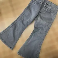 【美品】SOMETHING グレー ブーツカットデニム　サイズ100Aのサムネイル