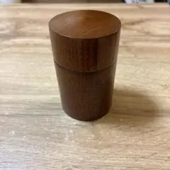 木製 茶筒 茶入れ