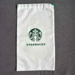 Starbucks スターバックス 巾着 ポーチ ホワイトのサムネイル
