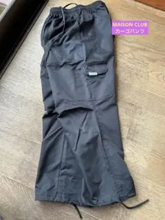 MAISON CLUB カーゴパンツ ブラック M/ L