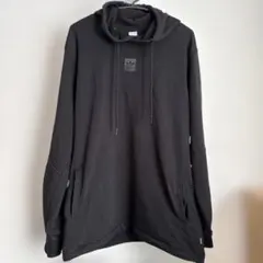 【大きめ】adidas ブラック パーカー フード付き