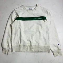 古着 Champion スウェット ロゴ刺繍 裏起毛 M（E239）