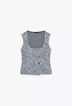 2025年最新】zara テクスチャーベストの人気アイテム - メルカリ