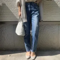 大草直子着用✨【RED CARD】ヴィンテージストレート デニム W22