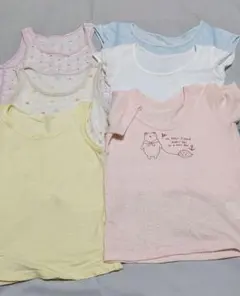 ベビー肌着 6枚セット(5枚はUNIQLO)　90
