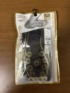 ミズノサッカー ソックス 靴下 ゼログライドネオ ショートソックス ブラック