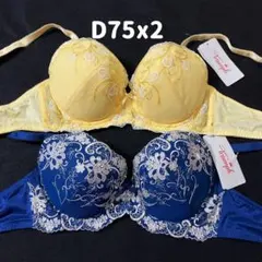 D75 トリンプ　ブラジャー　2枚セット