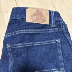 XLARGE ワイドデニムパンツ ダークブルー