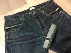 赤耳 濃紺 W82cm ヒゲ ハチノス ジップフライ UNDERCOVERISMのサムネイル