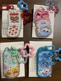 【大幅お値下げ】平成レトロファンシー　ガラケー風キーホルダー