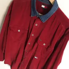 メンズ　トミー ジーンズ　シャツ　美品