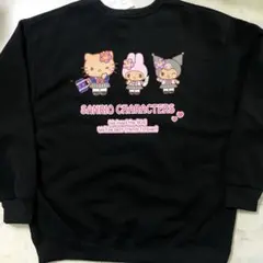 【新品】サンリオギャル　トレーナー(裏起毛) キティ・マイメロ・クロミ　L