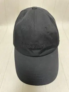 ルルレモン ブラック黒 コットン キャップSM (56センチ)美品　レディース/