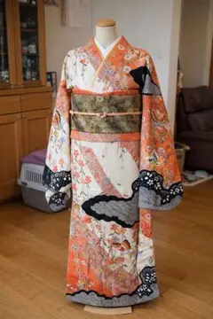 美品 成人式❤️ 振袖フルセット デニムブルー 青 正絹 - メルカリ