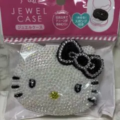 ハローキティ　小物ケース　ジュエルケース　デコリボン　モノトーンカラー　キティ