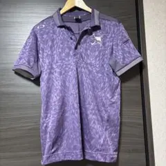 オークリー OAKLEY ゴルフウェア ポロシャツ パープル スカル L