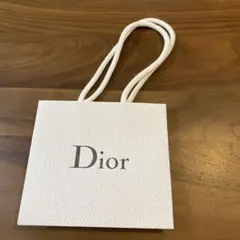 Dior ホワイト ショップ袋 小型