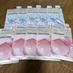MEDIHEAL メディヒール 2種 ヒアルロン酸＆コラーゲン　10枚　新品
