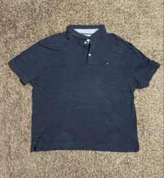 TOMMY HILFIGER ポロシャツ XL ダークグレー
