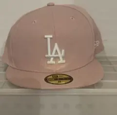 New Era 59FIFTY LA Dodgers キャップ ピンク